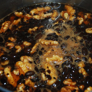 Dark Chocolate with Espresso Infused Roasted Walnuts